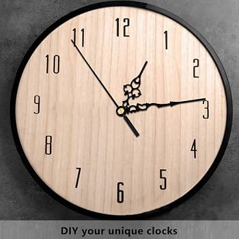 ONESING 31 Pcs DIY Battery Operated Clock Kit with 5 Styles of